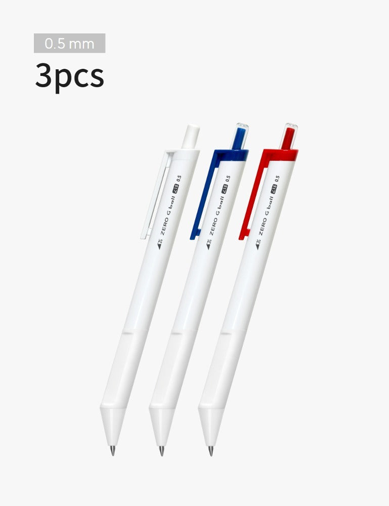 Zero G Tec | Ballpoint Pen | 15° | 0.5mm | Multi-Pack