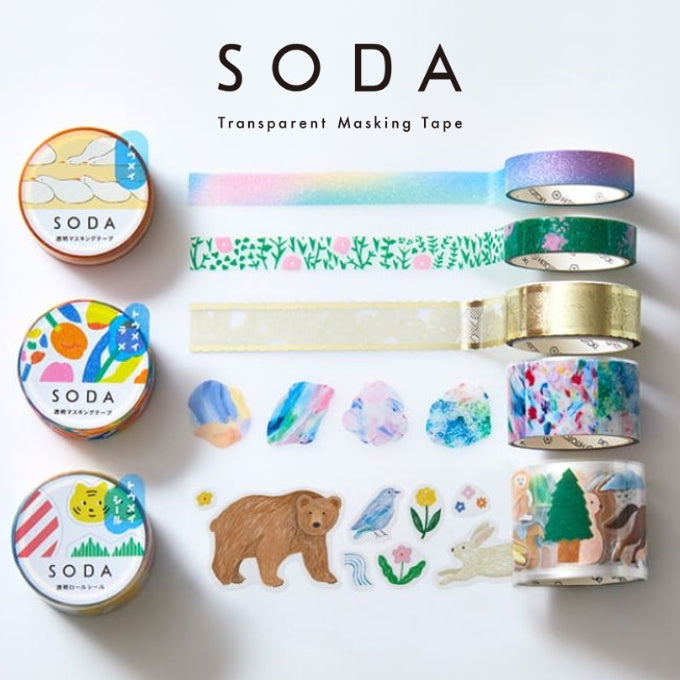 SODA Transparent Masking Tape