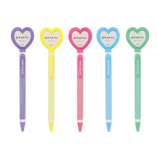 Epoch Chemical Heart With Locket 0.8mm Ballpoint Pen