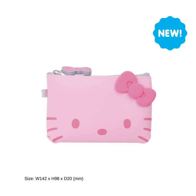 NUU-SML Hello Kitty Pink Zipper Pouch