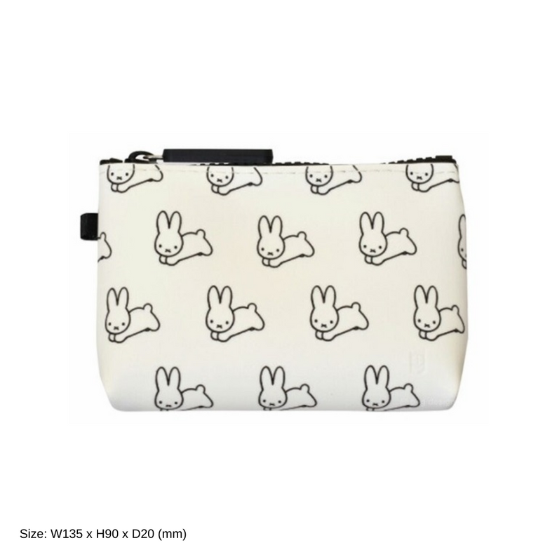 NUU-SML Dick Bruna White Zipper Pouch