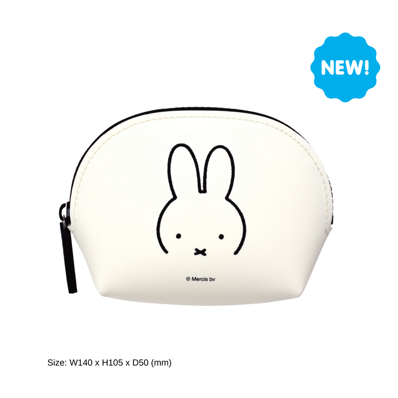 NUU-Oval Pouch Miffy White