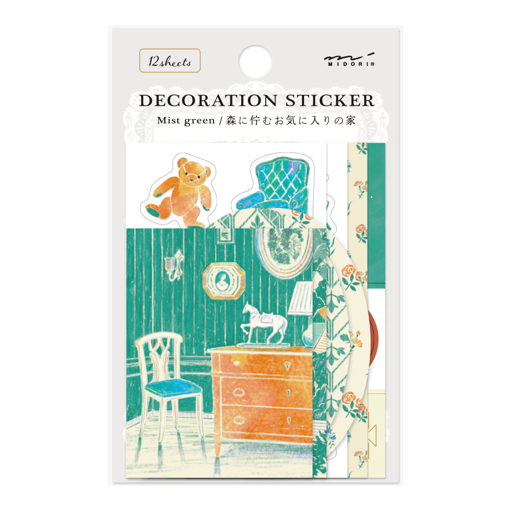 Midori Limited Edition 2666 Decoration Sticker - Green