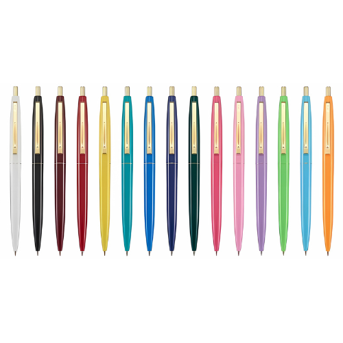 BIC Click Gold Oil-Based Knock Type Ballpoint Pen 0.5mm