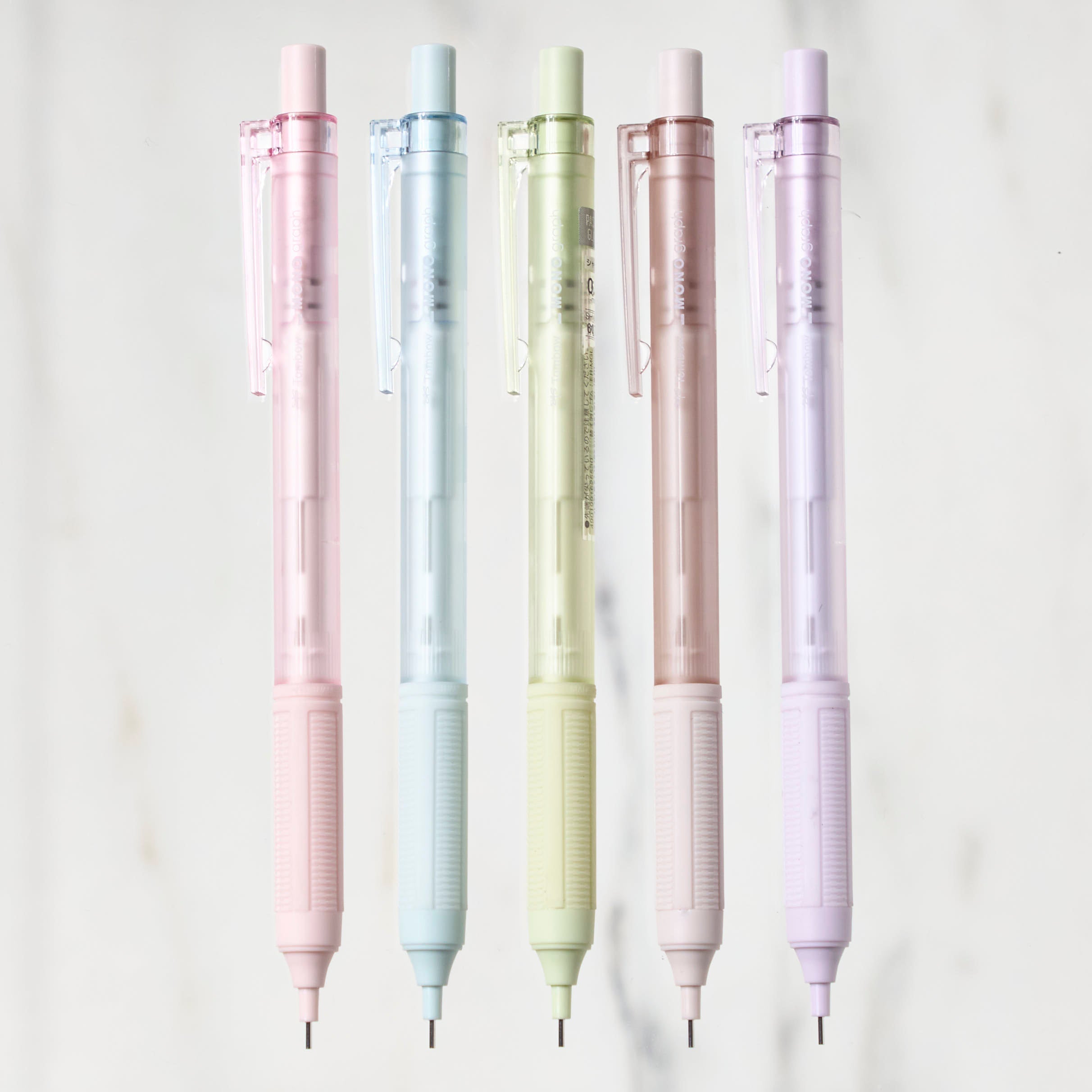 Tombow Mono Graph Lite Oil Based Ballpoint Pen Pastel Glass Color 0.5mm