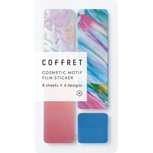 COFFRET Cosmetic Motif Film Stickers Bar / KING JIM