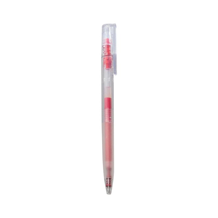 K7 transparent Gel Ink Pen 0.5mm - INDOFUTURE - K7-black - Gel Pens