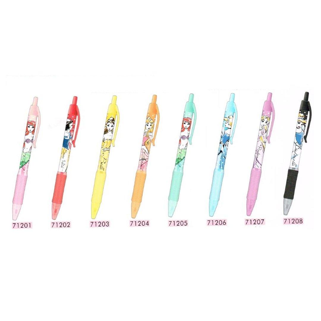 KAMIO 71203 Disney Princess Series Bright Color Princess Belle Gel Pen Yellow 0.5mm Yellow Ink