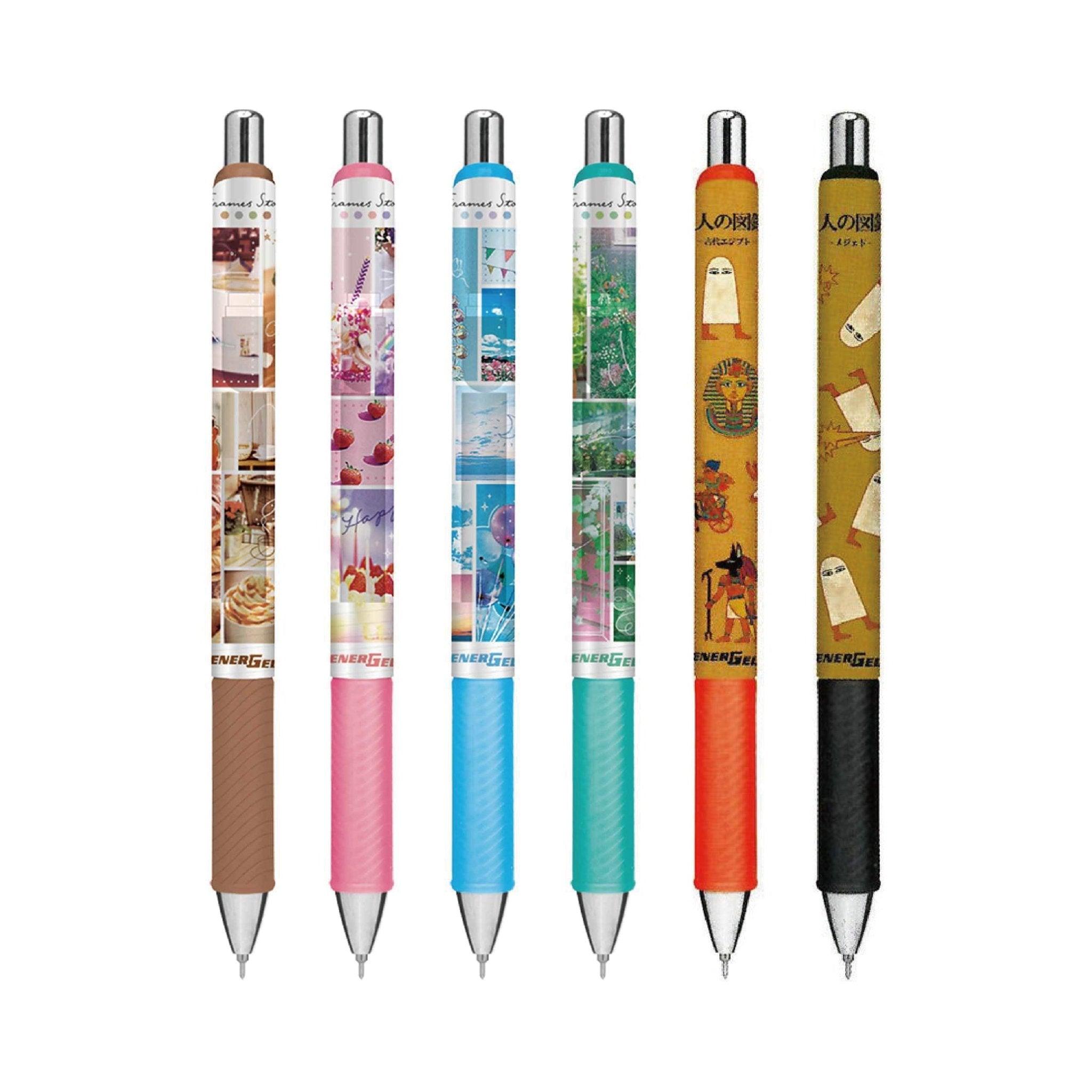 KAMIO x PENTEL 20375 ENERGEL 0.5mm cute illustration style black ink gel pen