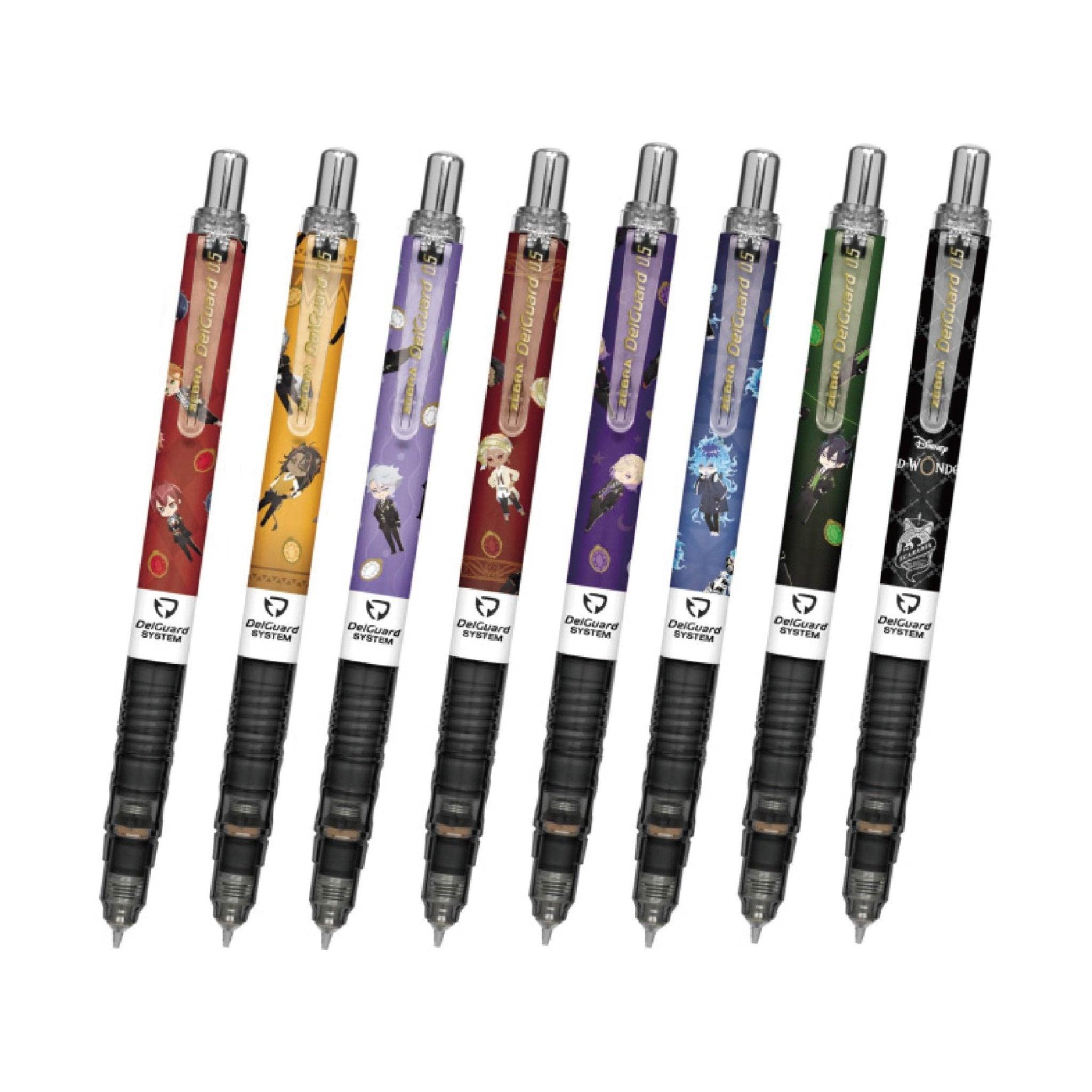 KAMIO x ZEBRA 716109 DelGuard 0.5mm Disney Villains Academy Joint Mechanical Pencil