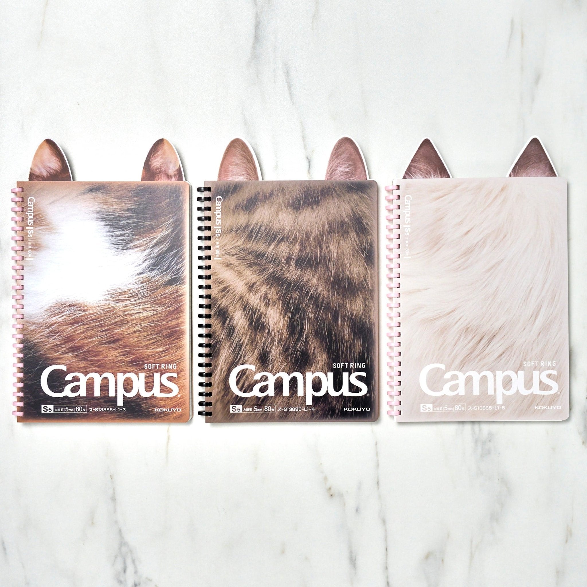 [Limited] Campus Paw Soft Ring Notebook / KOKUYO