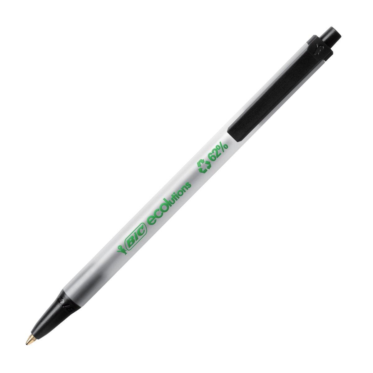 BIC ECOLUTIONS Clickstick 1.0 1mm Oil-based ballpoint pen/retractable/permanent marker ECSBLK