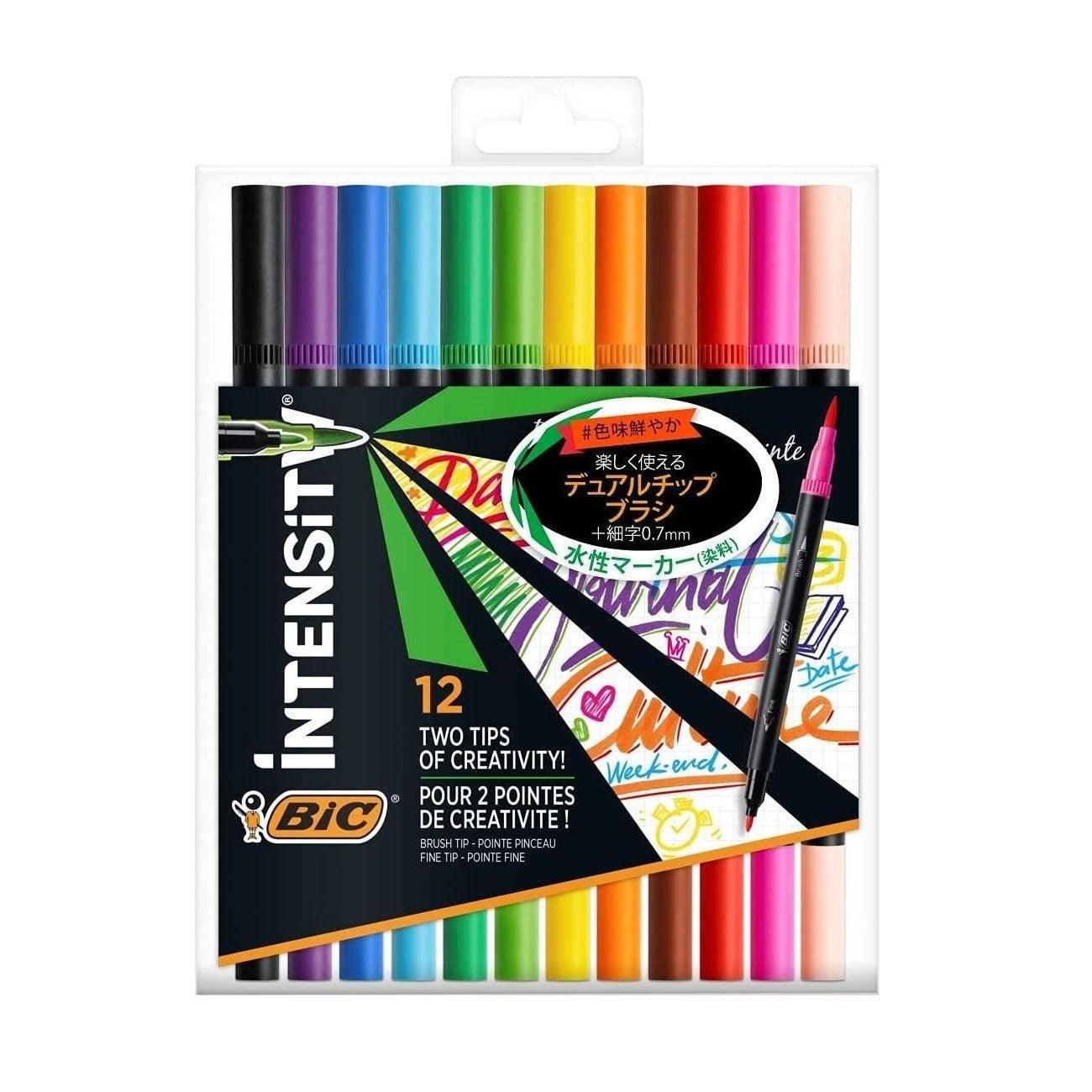 BIC Intensity Dual Chip Markers 0.7mm Water-based pen ITS-DUTCMPK12