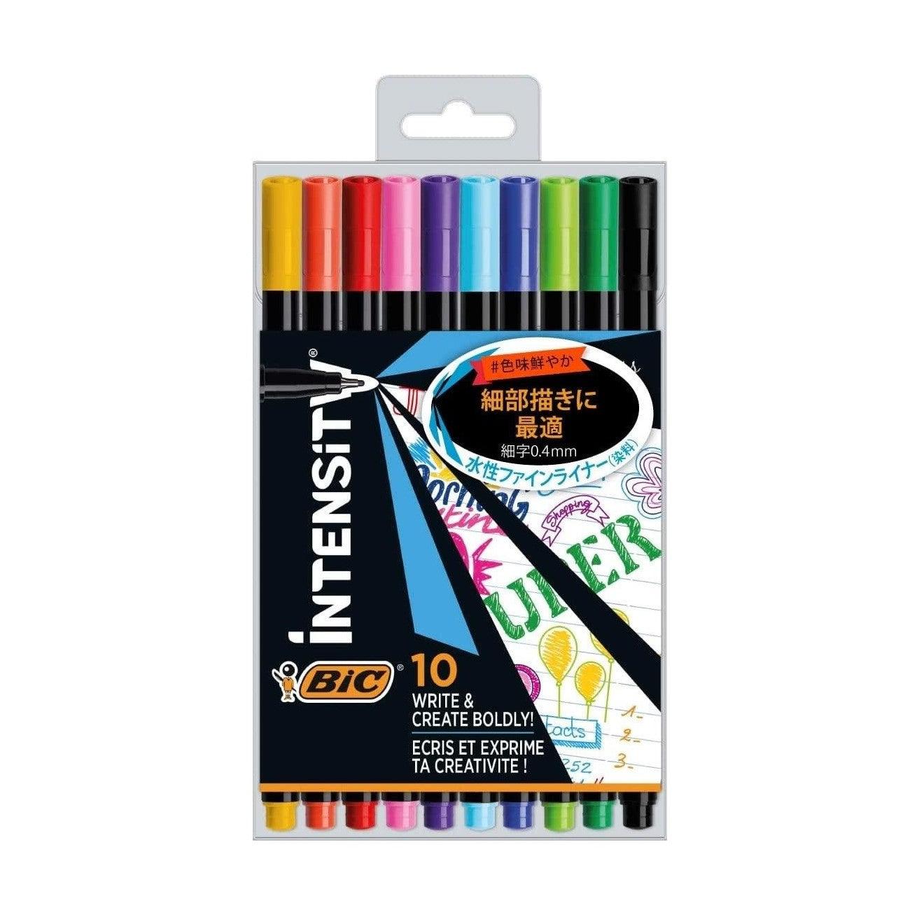 BIC Intensity Fine Liner 0.4mm Water-based pen ITS-WFPFNBX10