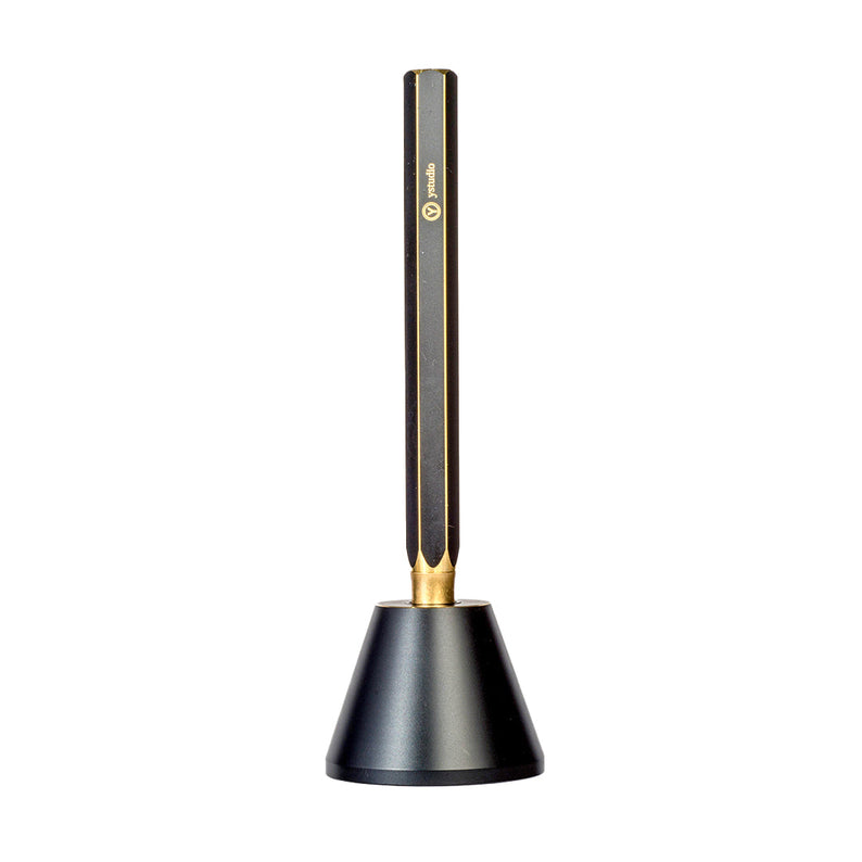 Ystudio | Desk Fountain Pen | Classic Revolve | Brassing Black.