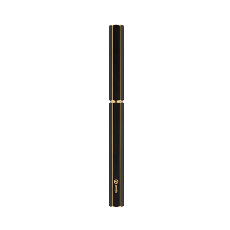 Ystudio | Classic Revolve | Rollerball Pen | Brass | Black