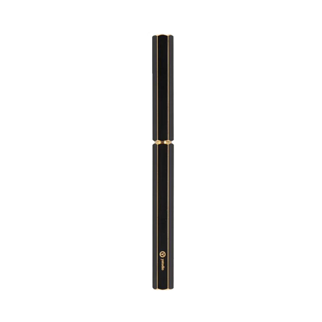 Ystudio | Classic Revolve | Rollerball Pen | Brass | Black