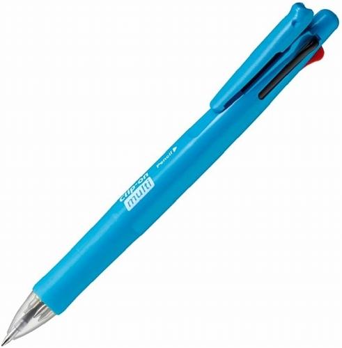 Zebra Clip-on Multi F 4 Color Oil Based Multi Ballpoint Pen - 0.7mm + Mechanical Pencil - 0.5mm